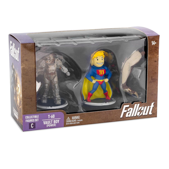 Fallout T-60 and Vault Boy (Power) Mini Figure Set