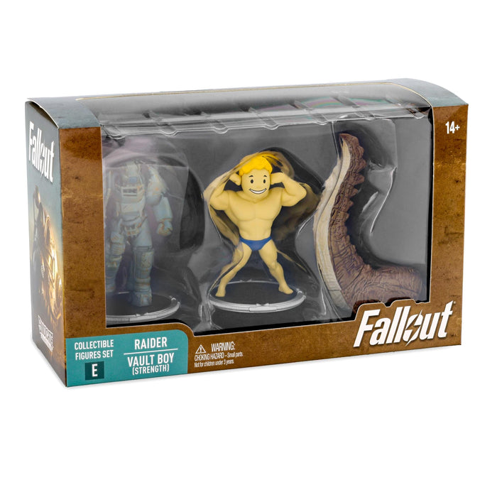 Fallout Raider and Vault Boy (Strong) Mini Figure Set