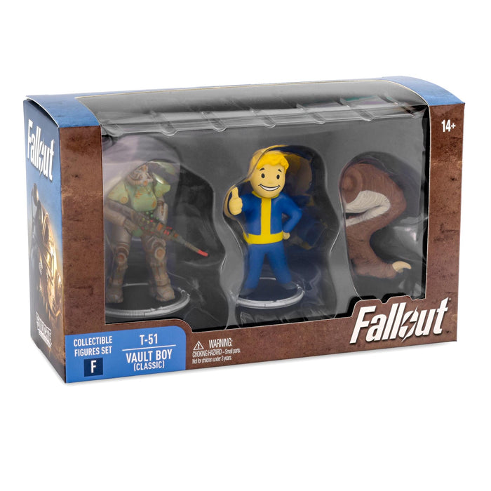 Fallout T-51 and Vault Boy (Classic) Mini Figure Set