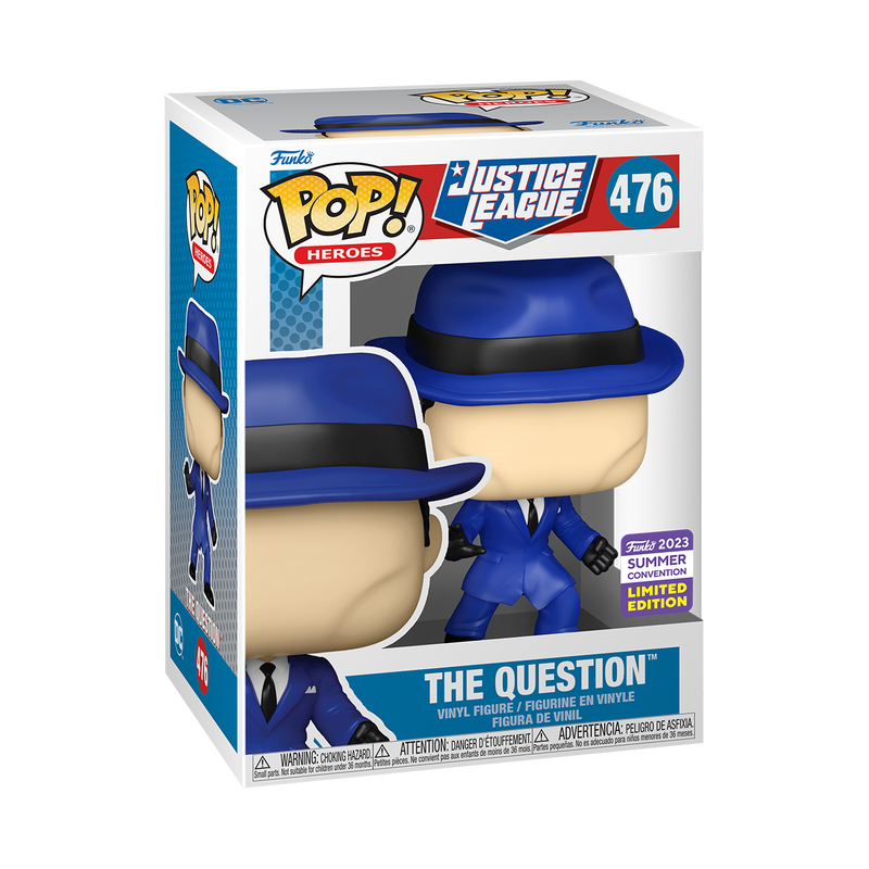 Pop! DC Heroes Justice League - The Question 2023 Summer Convention Exclusive 476
