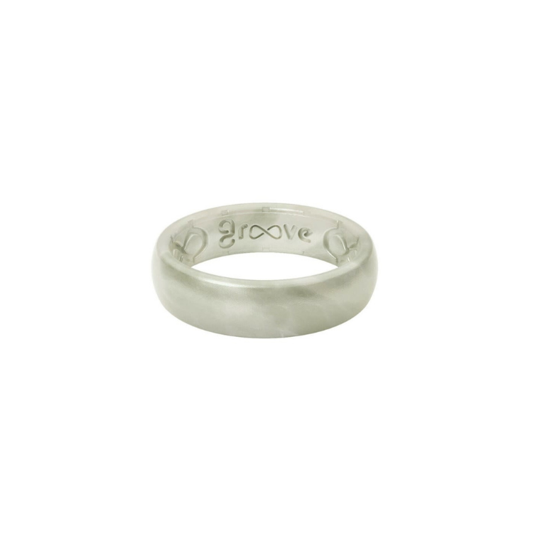 Thin Solid Pearl Ring