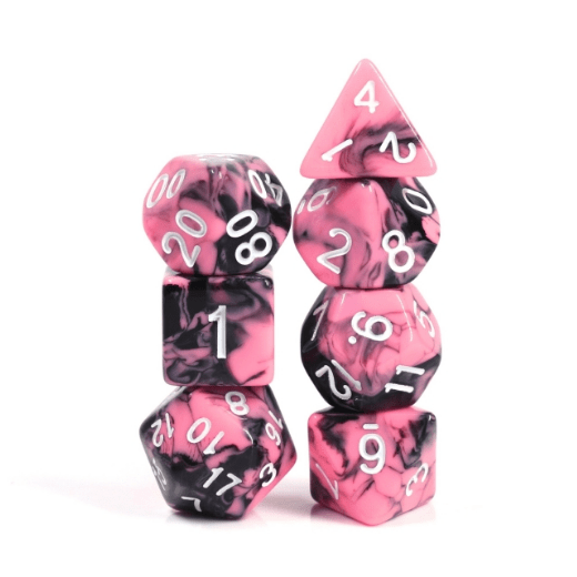 Watermelon Cream - RPG Dice Set (7)