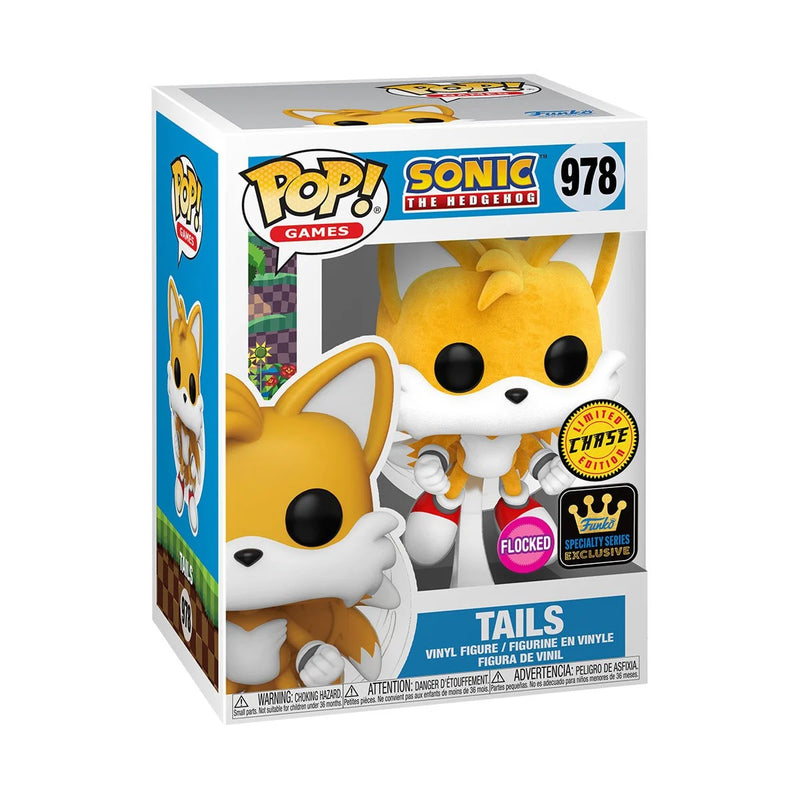 Pop! Sonic the Hedgehog - Tails Flying 978 Flocked Specialty Series