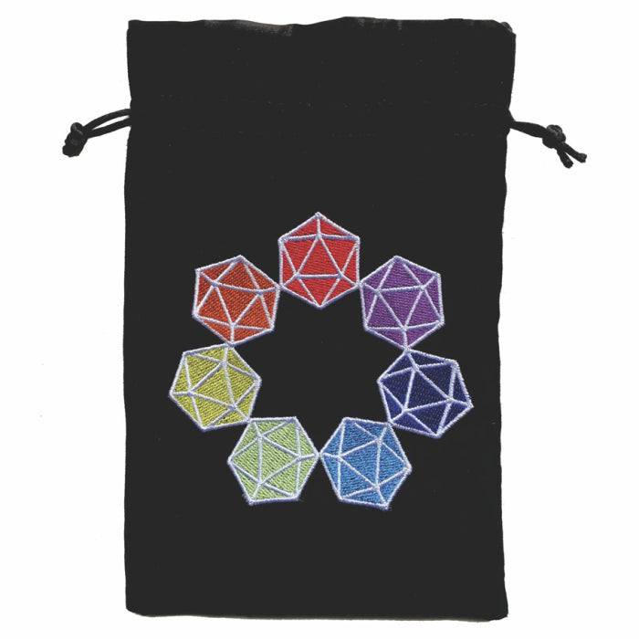 Rainbow D20 - Dice Bag