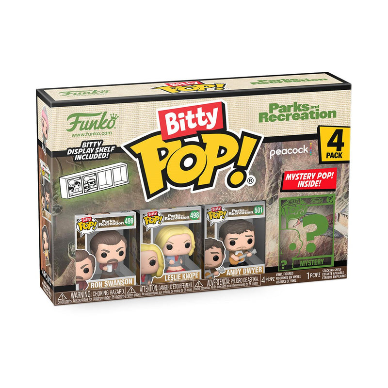 Bitty Pop! Parks & Recreation Ron Swanson 4 Pack