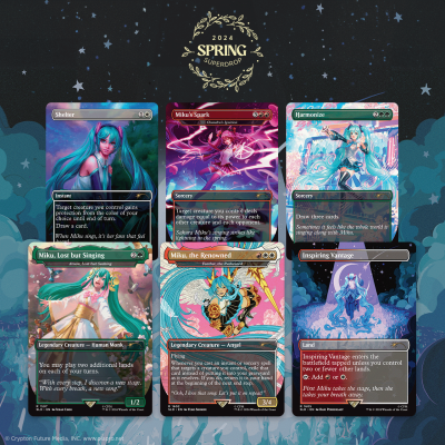 Magic the Gathering Secret Lair Drop: Hatsune Miku Sakura Superstar English Non-Foil Edition