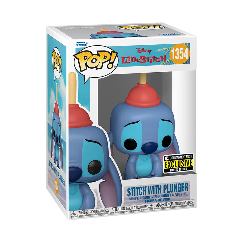 Pop! Lilo & Stitch - Stitch with Plunger 1354 Entertainment Earth Exclusive