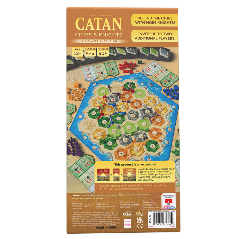 Catan Cities & Knights 5-6 Player Expansion (6th Edition)