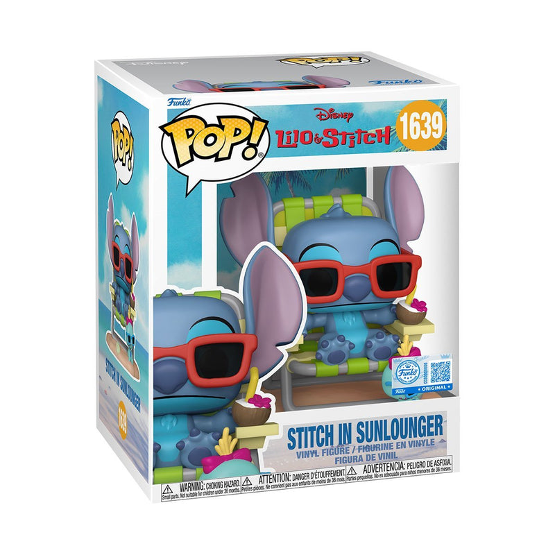 Pop! Lilo & Stitch - Stitch in Sunlounger Entertainment Earth Exclusive 1639