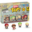 Bitty Pop! One Piece - Monkey D. Luffy 4-Pack