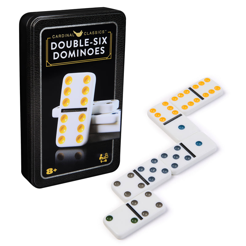 Double Six Dominoes with Tin Box