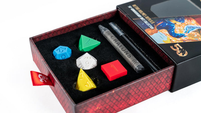 Retro Holmes Replica Dice Set - Dungeons & Dragons 50th Anniversary