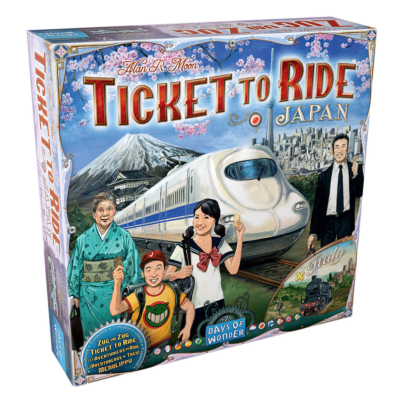 Ticket to Ride Japan and Italy Map