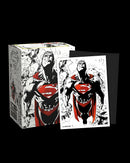 Dragon Shields (100) Matte Dual Art - Superman Core (Red/White)