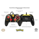 PowerA Enhanced Wired Controller - Pokémon Pikachu Arcade - Nintendo Switch Pre-Played