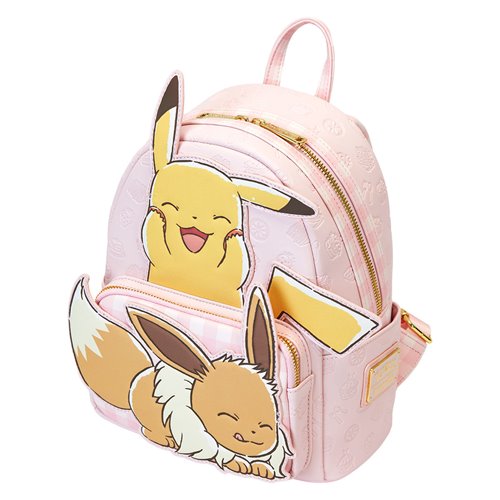 Pokemon Pastel Pikachu and Eevee Mini-Backpack