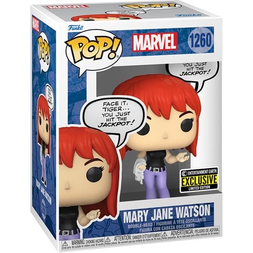 Funko Pop! Marvel Spider-Man - Mary Jane Watson Entertainment Earth Exclusive