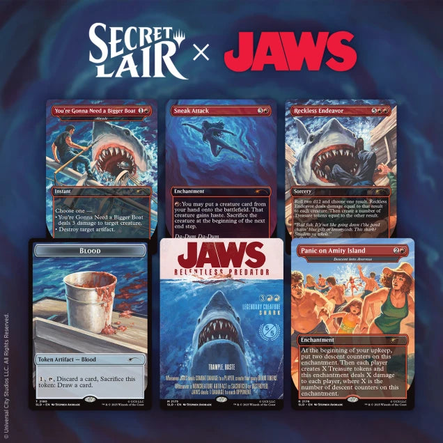 Magic the Gathering Secret Lair X JAWS: Terror of Amity Island Non-Foil Edition
