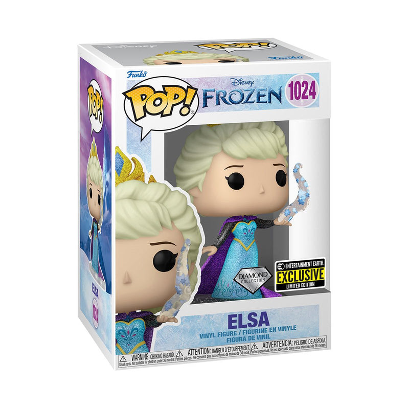 Pop! Frozen - Elsa Diamond Glitter 1024 Entertainment Earth Exclusive