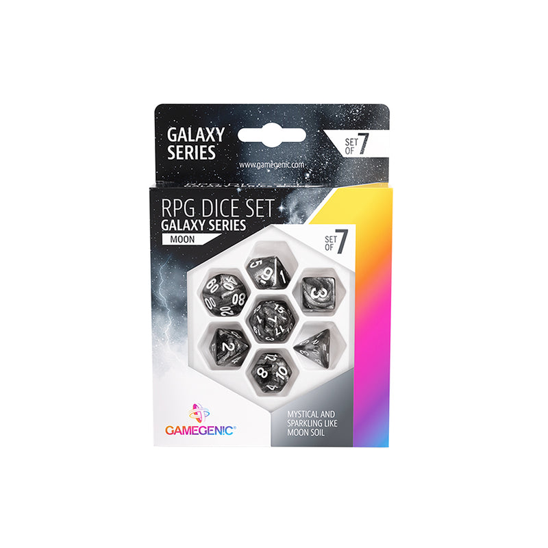 Galaxy Series - Moon - RPG Dice Set (7pcs)