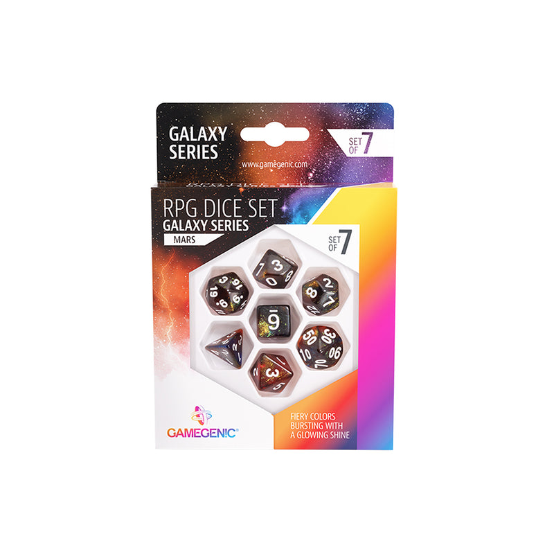 Galaxy Series - Mars - RPG Dice Set (7pcs)