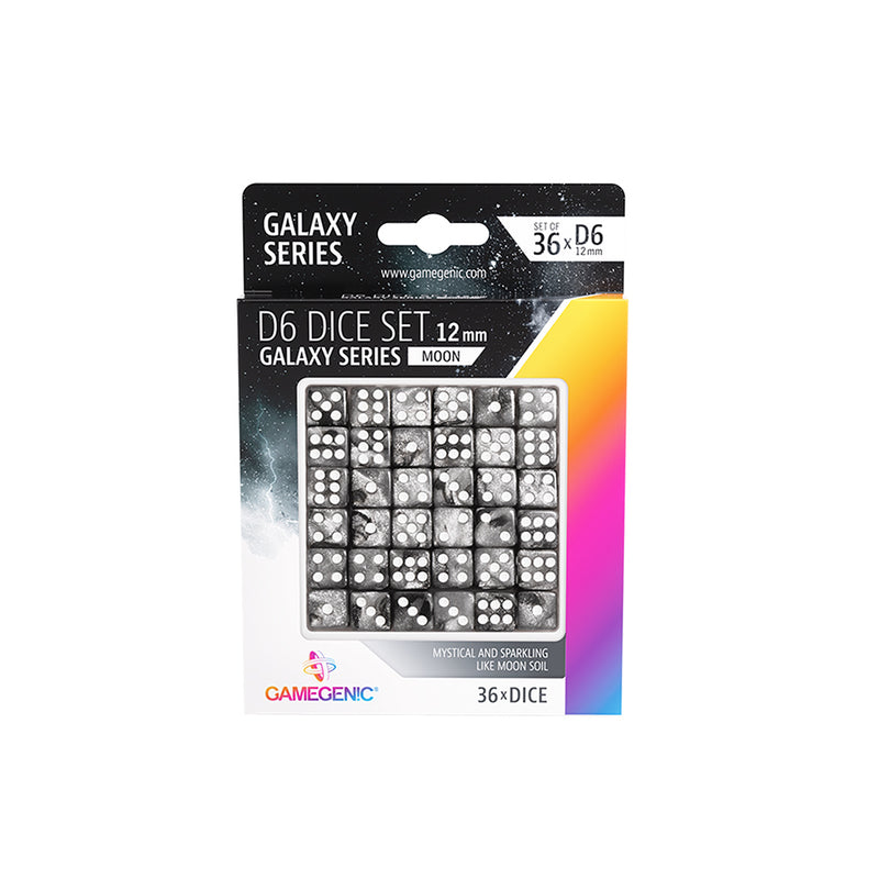 Galaxy Series - Moons - D6 Dice Set 12 mm (36 pcs)