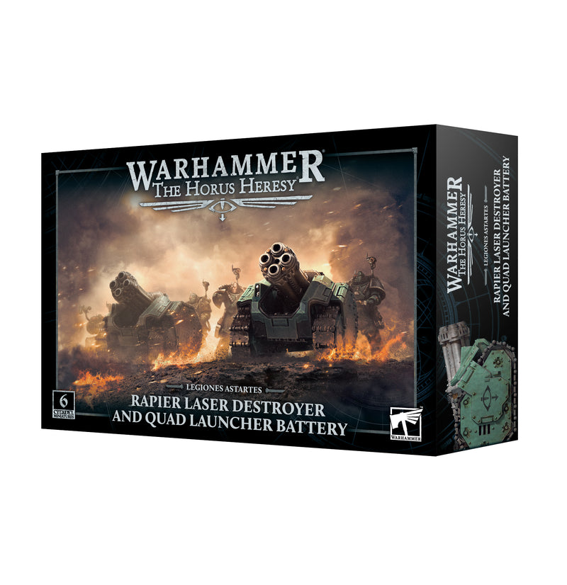 Legions Astartes Rapier Laser Destroyer and Quad Launcher Battery - Warhammer The Horus Heresy