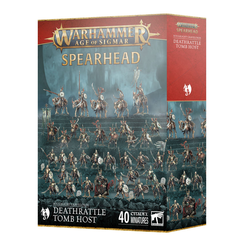 Spearhead Soulblight Gravelords Deathrattle Tomb Host - Age of Sigmar
