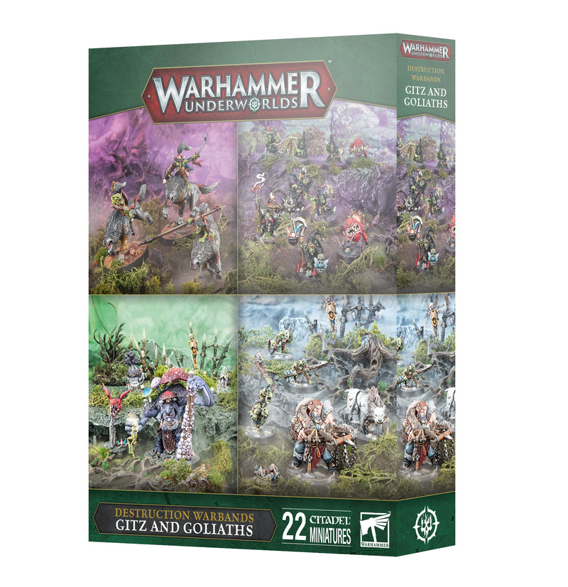 Gitz and Goliaths Destruction Warbands - Warhammer Underworlds
