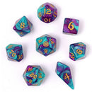 Wyrmforged Dice 8-Set - Frostbloom