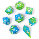 Wyrmforged Dice 8-Set - Verdant Stream