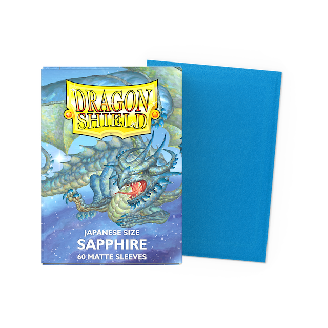 Dragon Shields Japanese (60) Matte Sapphire Card Sleeves