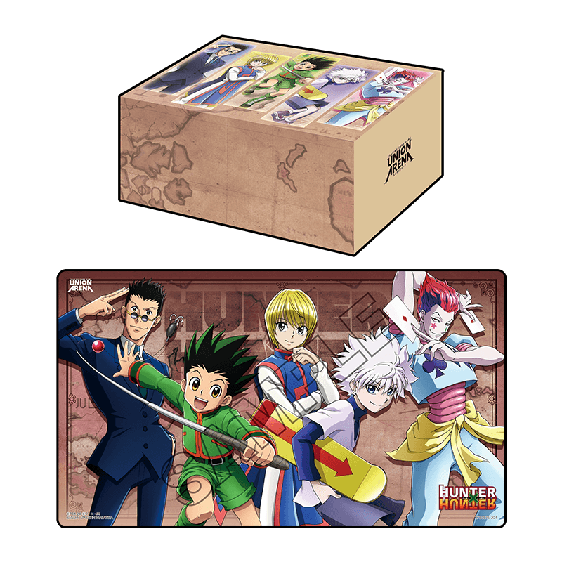 Hunter x Hunter Playmat & Half Storage Box Set - Union Arena TCG