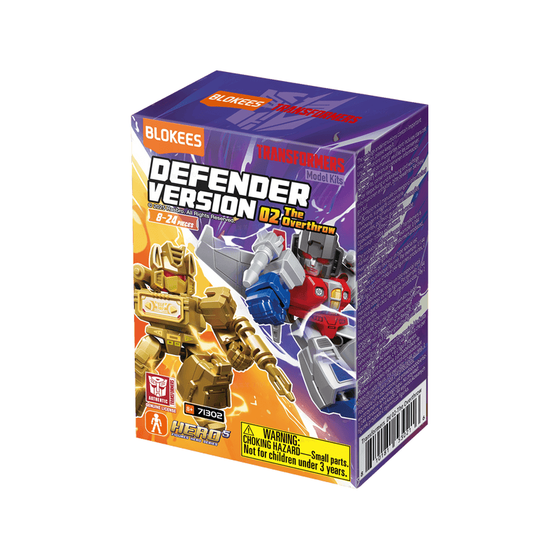 Blokees Mystery Figure - Transformers Galaxy Version Defender 02 The Overthrow