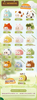 Rabbit Kiki Flocked Baby Animals Series Blind Box