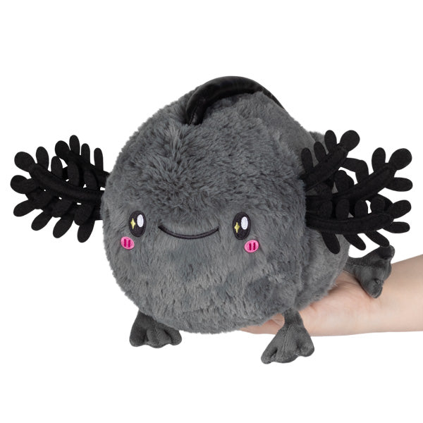 Black Baby Axolotl 7" - Mini Squishable