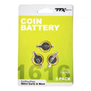 CR1616 Coin Battery 3V (3-Pack)