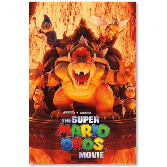 Super Mario Bros. Movie Rolled Poster - Bowser's World