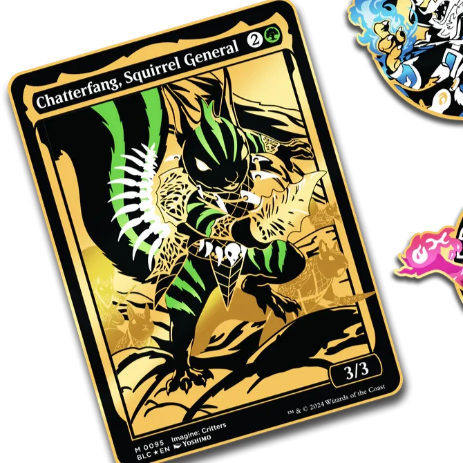 AR-Enhanced Commander Token - Chatterfang, Squirrel General