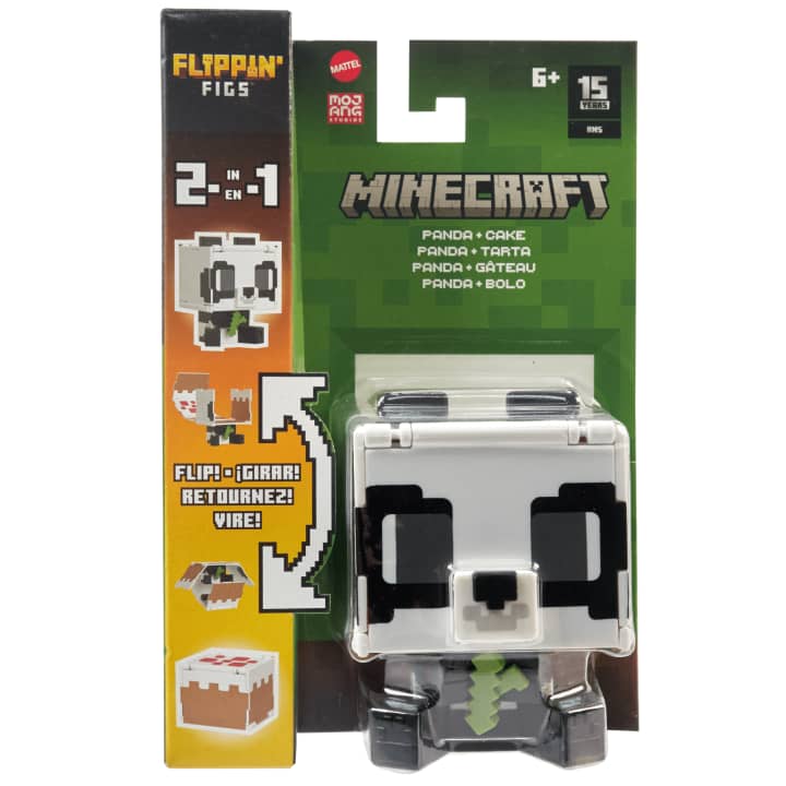 Panda/Cake - Minecraft Flippin' Figs 2-in-1 Figure