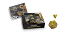 Dungeons & Dragons Dragon Scale Gold Dragon Metal Dice Set