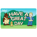 Fallout Vault Boy Have a Great Day Playmat - Magic the Gathering TCG