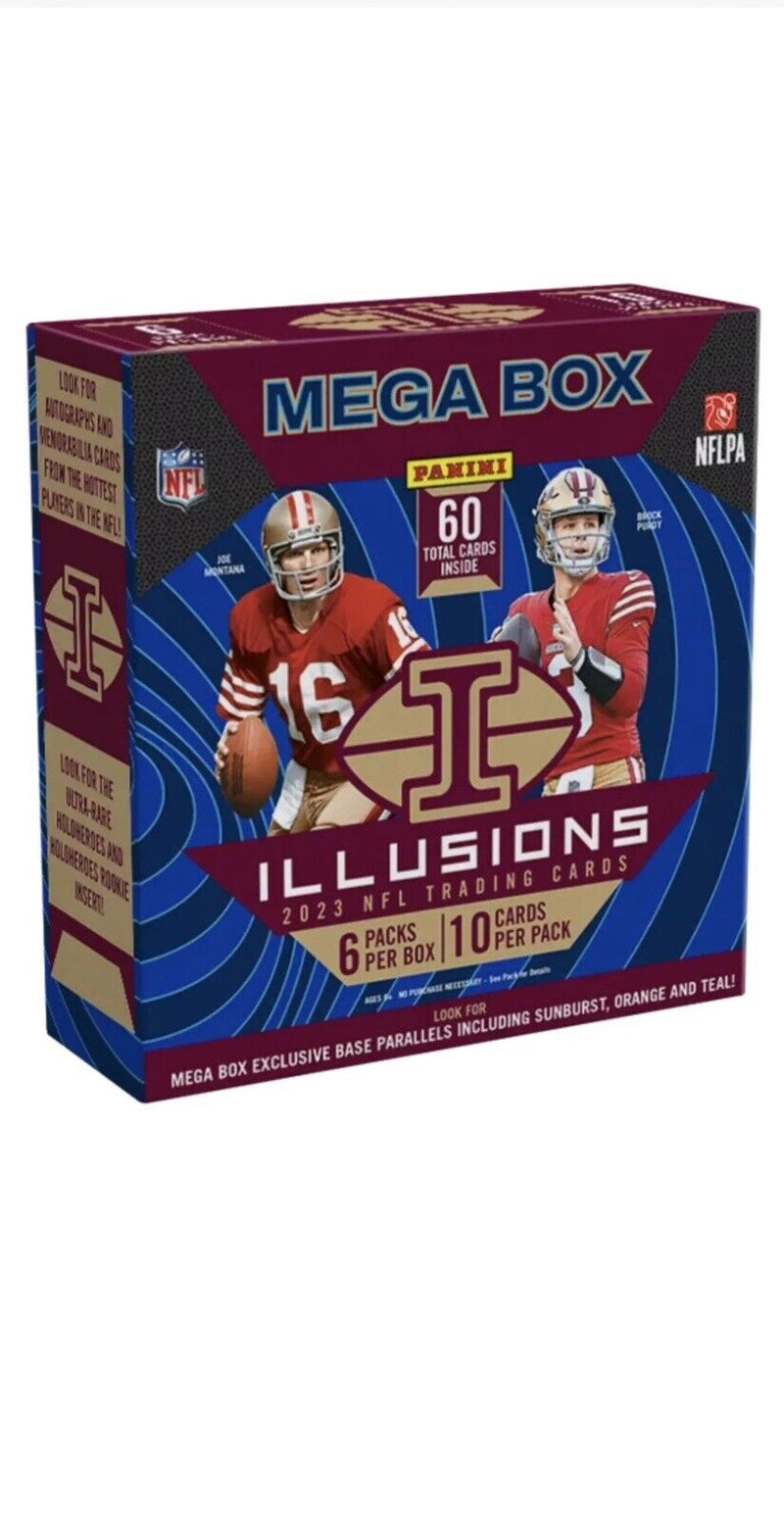 2023 Panini Illusions NFL Trading Card Mega Box