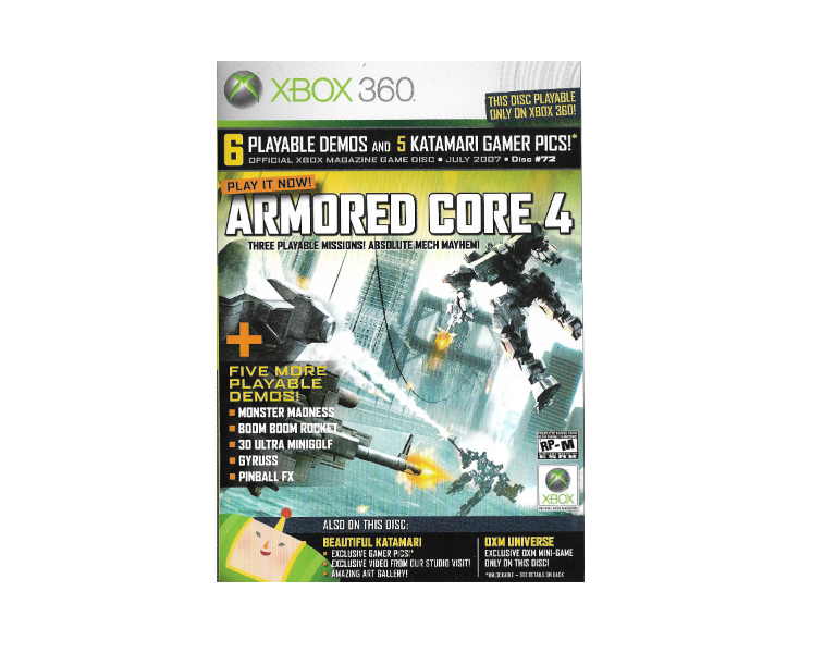 Official Xbox Magazine Demo Disc 72 - Xbox 360 Pre-Played