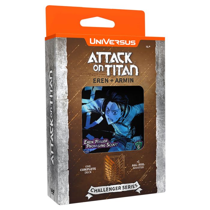 Battle for Humanity Eren + Armin Challenger Series Deck - UniVersus Attack On Titan