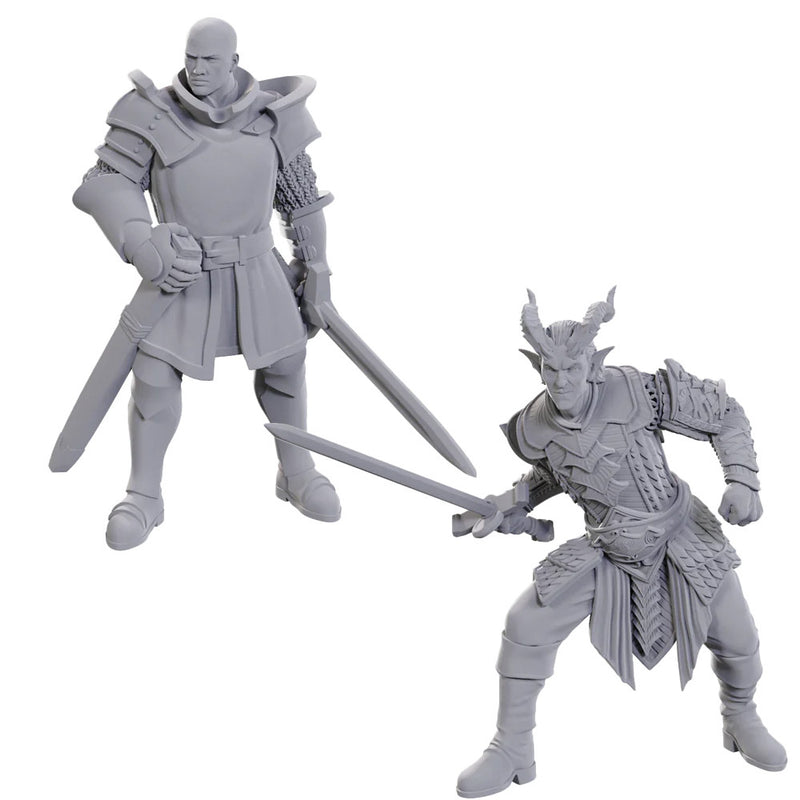 Ulder Ravengard & Zevlor - Dungeons & Dragons Nolzur's Marvelous Special Edition Baldur's Gate 3 Unpainted Miniatures