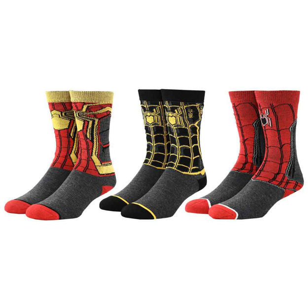 Marvel Spider-Man No Way Home 3 Pair Crew Socks