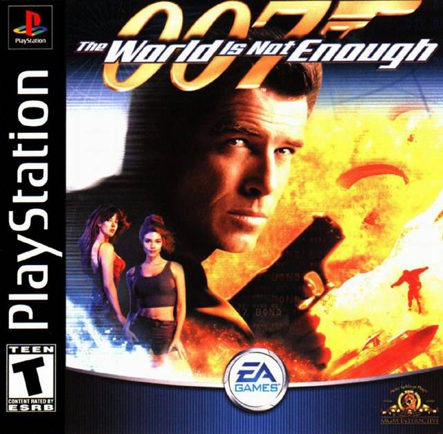 007 The World Is Not Enough PlayStation 1 Front Cover