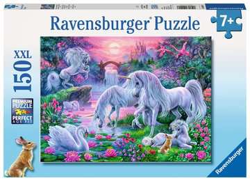 Unicorns in the Sunset Glow XXL 150 Piece Puzzle