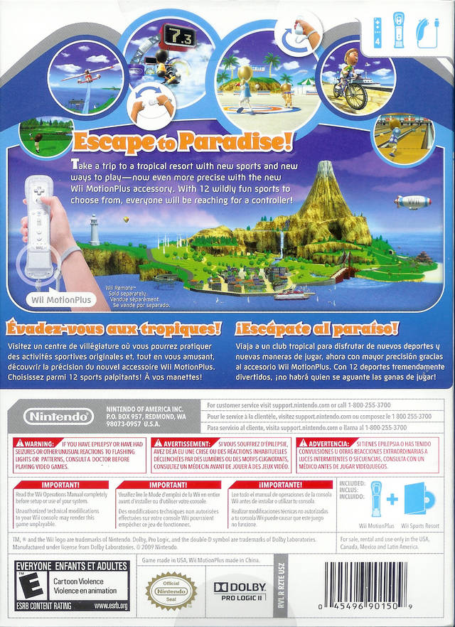 Wii Sports Resort - Nintendo Wii Pre-Played